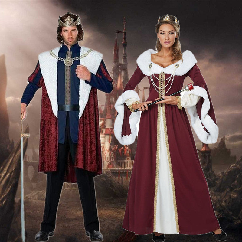 Camelot, Vintage Wedding Court Dress Queen and King, Stage Costume