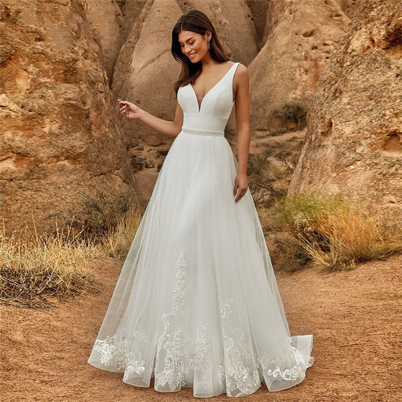 Beautiful Transformation, From Ceremony to After Party or Travel for the Honeymoon, Detachable Two Piece Bridal Gown