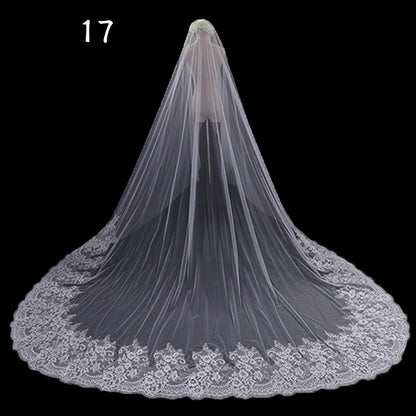 Veil Master,  Gorgeous Cathedral Length Wedding Veils in a Variety of Exquisite Designs