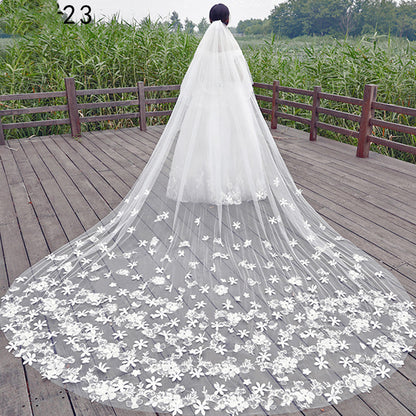 Veil Master,  Gorgeous Cathedral Length Wedding Veils in a Variety of Exquisite Designs