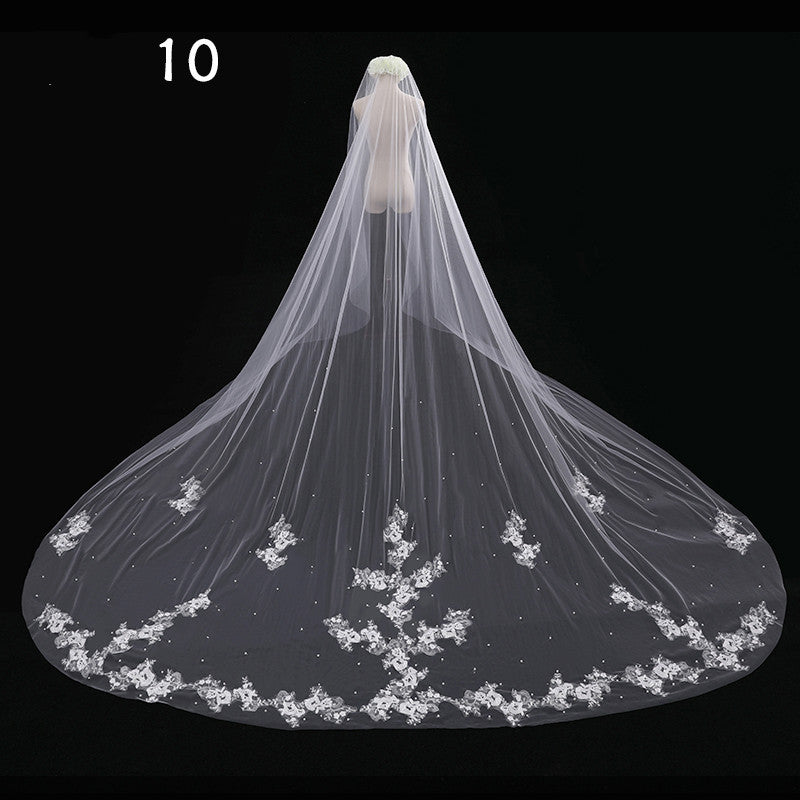 Veil Master,  Gorgeous Cathedral Length Wedding Veils in a Variety of Exquisite Designs