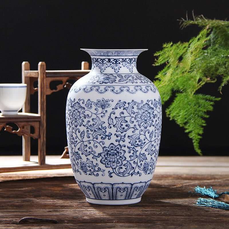 Classical Blues, Blue And White Handicraft Ming and Qing Vases