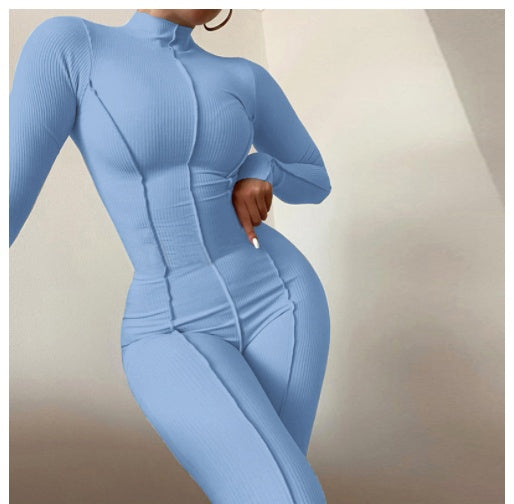 Reverse, Design Sense High Waist Slim Breathable Leisure Sports Suit