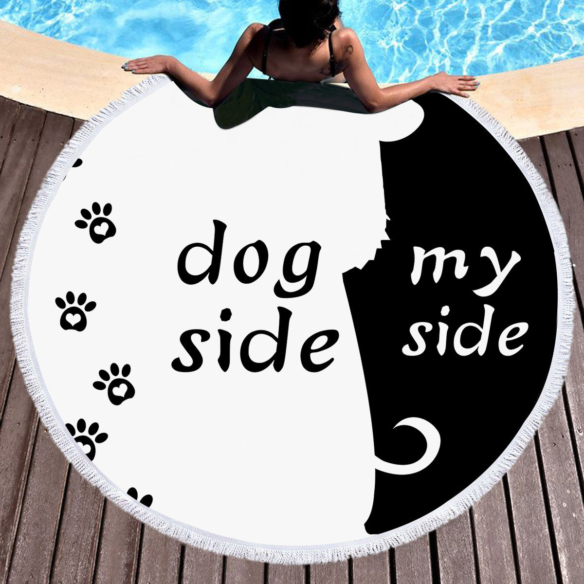 Dog Lovers, Microfiber Beach Towel