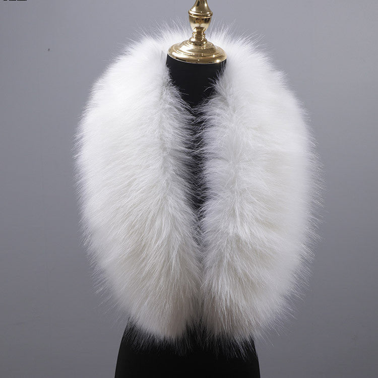 FOX, Plush Faux Fur Collar Scarf