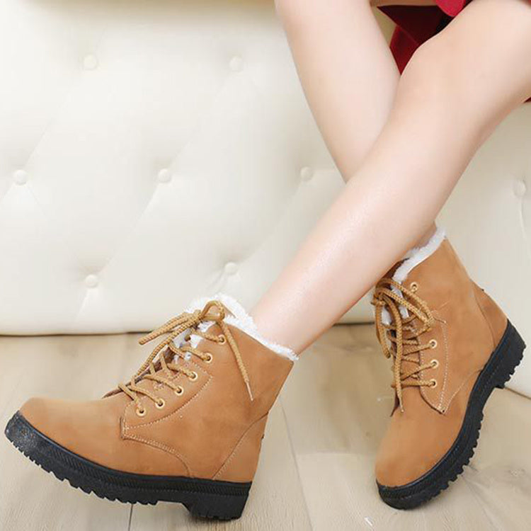 Clarise, Winter Snow Boots, Warm Plush Ankle Boots For Women