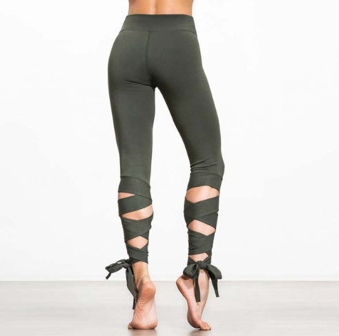 Sports Tight Leggings For Women Fitness Pants, Ballet Bandage Dance Leggings for Women