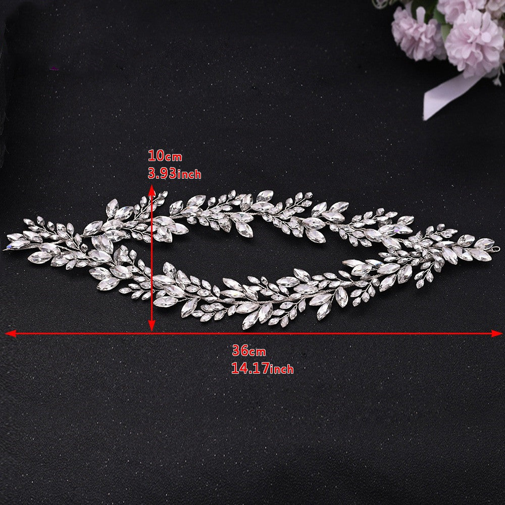 Gorgeous Wedding Rhinestone Luxurious Flexible Bridal Headbands, Hair Accessories