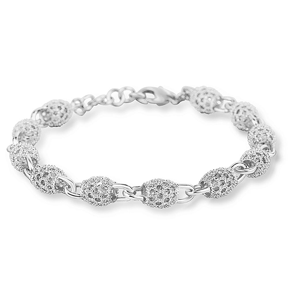 SLB, Silver Fashion Jewelry Bracelet