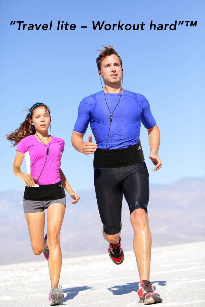 Fitness running belt and cycling belt