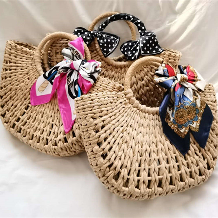 Beach Vacation Handbag, Suggestions: Go to Scarfs and find the perfect necktie/hair tie to compliment your outfit