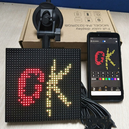 Full-Color Bluetooth Emoticon Car Led Display / Wall Display