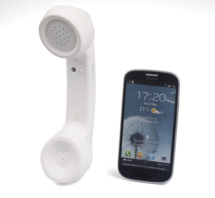 Bluetooth Wireless Connection Retro Microphone Phone Headset