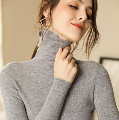 SLB High Neck Cashmere Sweater Women&