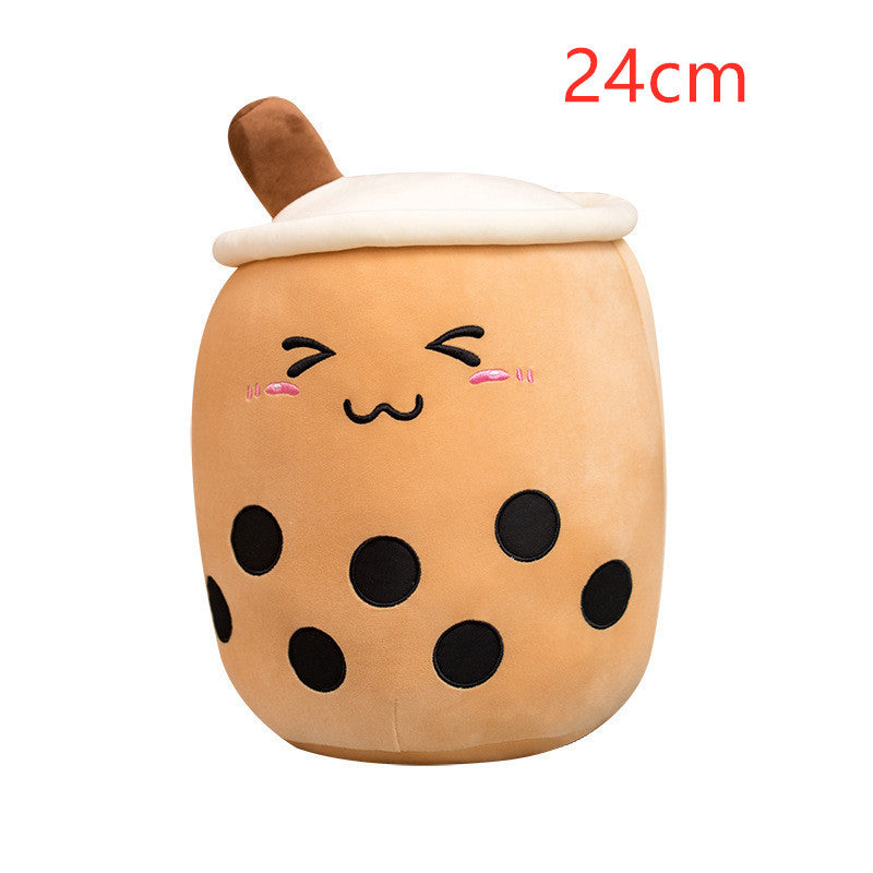 Boba, Cute Plush Stuffed Boba Tea Cup, Toy Bubble Tea Pillow Cushion Kids Gift