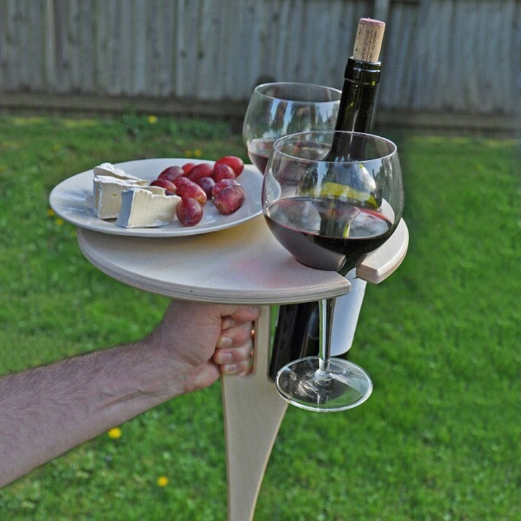 Hostess, Outdoor Detachable And Foldable Wine Table