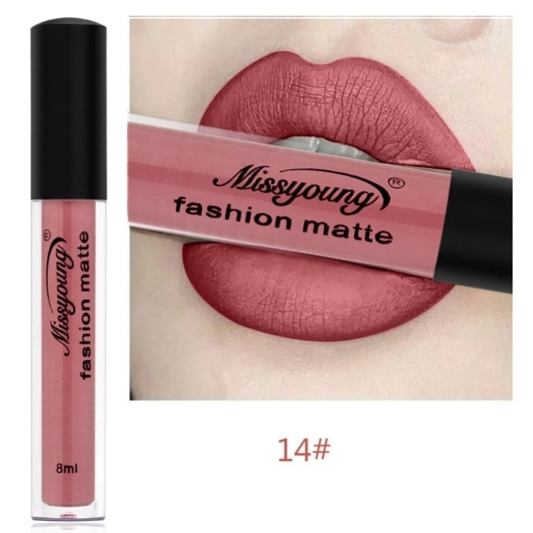 Missyoung, Liquid Lipstick, Non-Stick Matte Makeup