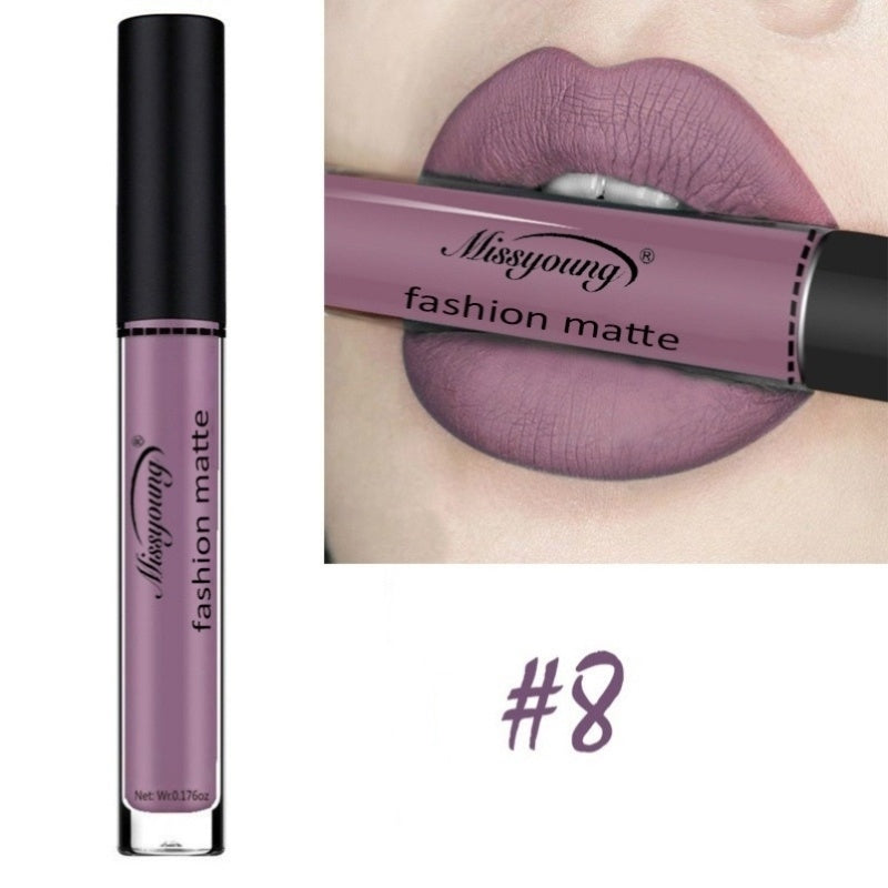 Missyoung, Liquid Lipstick, Non-Stick Matte Makeup
