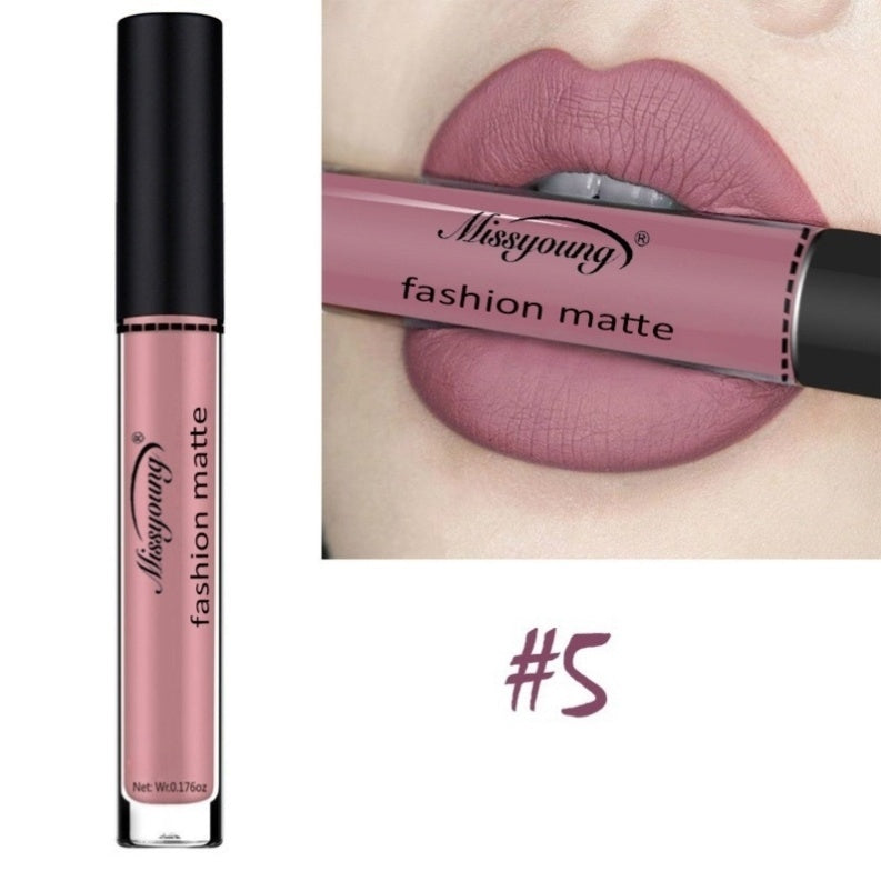 Missyoung, Liquid Lipstick, Non-Stick Matte Makeup