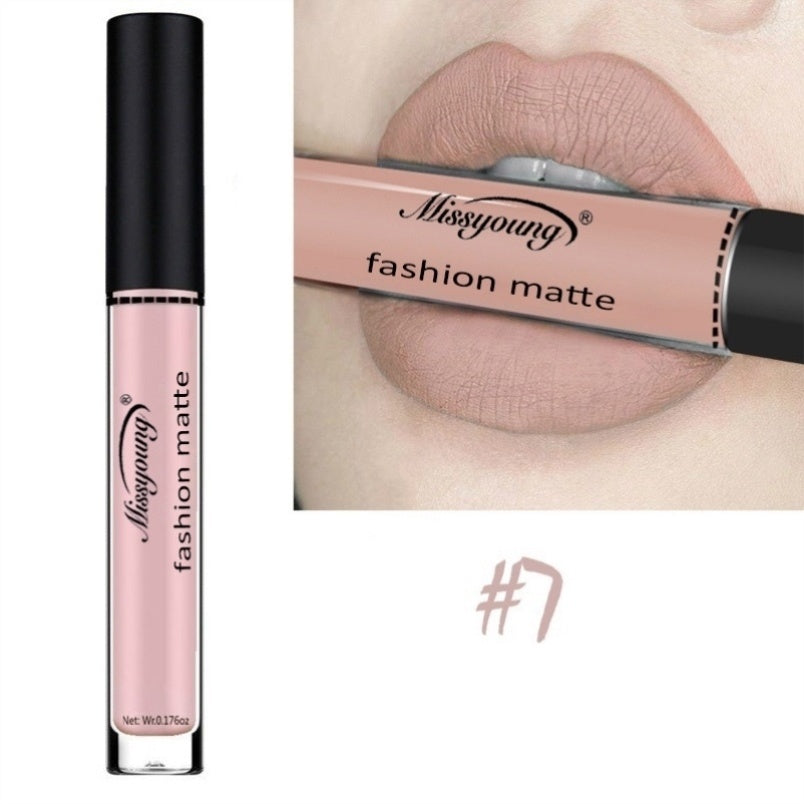 Missyoung, Liquid Lipstick, Non-Stick Matte Makeup