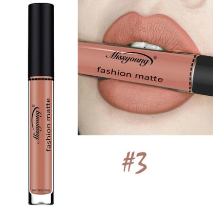 Missyoung, Liquid Lipstick, Non-Stick Matte Makeup