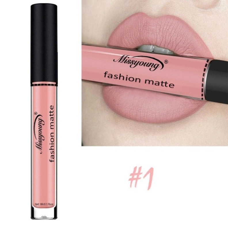 Missyoung, Liquid Lipstick, Non-Stick Matte Makeup