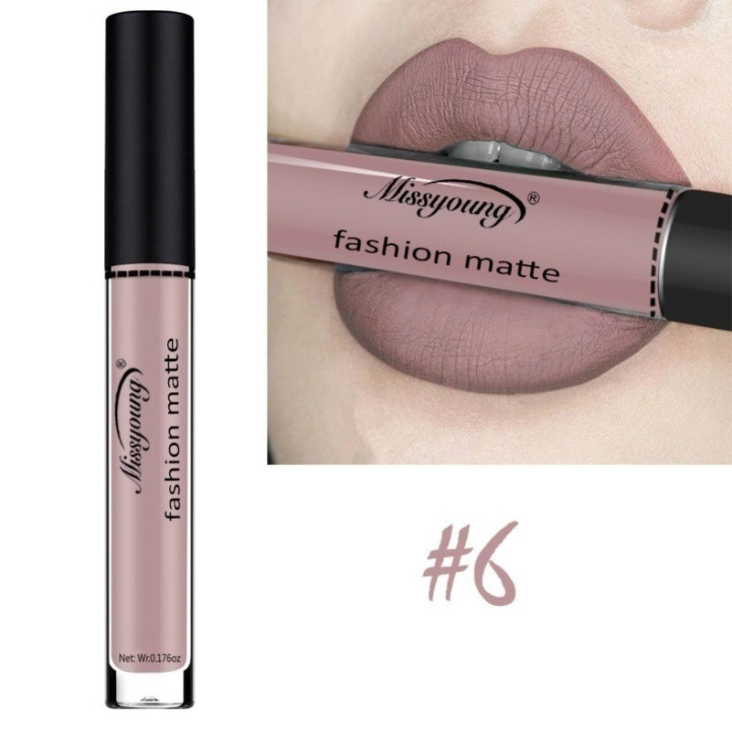 Missyoung, Liquid Lipstick, Non-Stick Matte Makeup