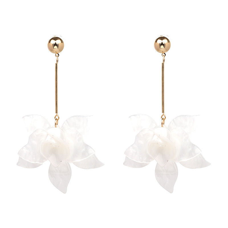 Droplets, Blooming Flower Fashion Earrings, Women&