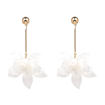 Droplets, Blooming Flower Fashion Earrings, Women&