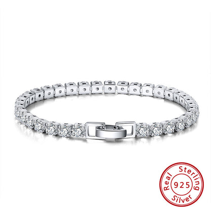 925 silver tennis bracelet