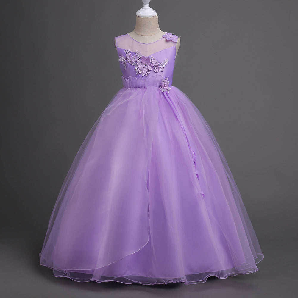 Pettiskirt, Girls Princess Formal Occasion and Wedding Party Gowns