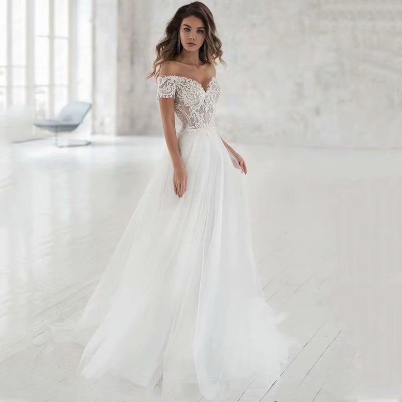 SLB Fairy, Simple Elegance, Light Weight Wedding Dress