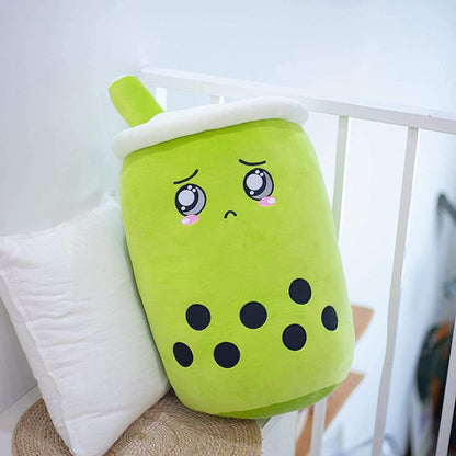 Boba, Cute Plush Stuffed Boba Tea Cup, Toy Bubble Tea Pillow Cushion Kids Gift