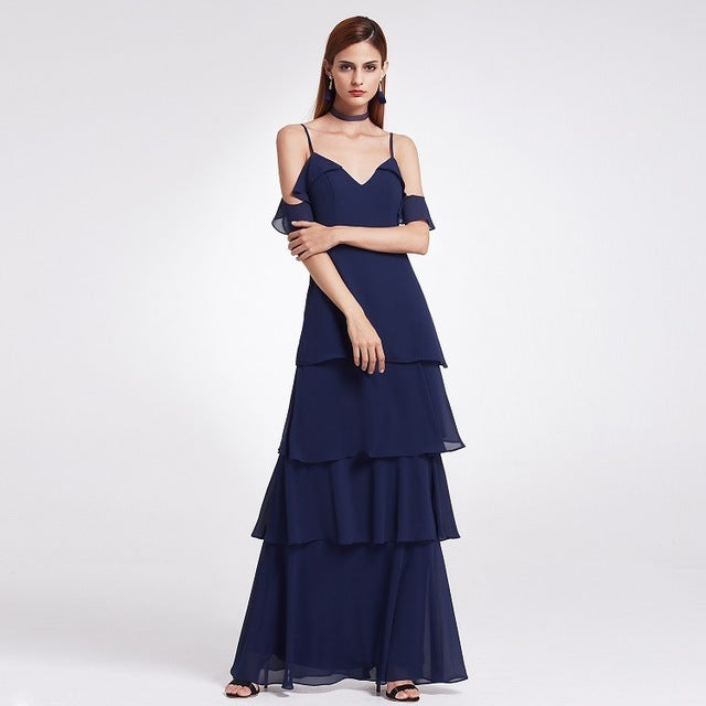 Chiffon Maid, Multi Style Bridesmaid Long Dresses for Women