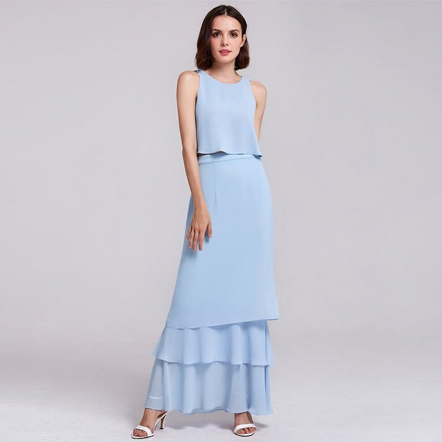 Chiffon Maid, Multi Style Bridesmaid Long Dresses for Women