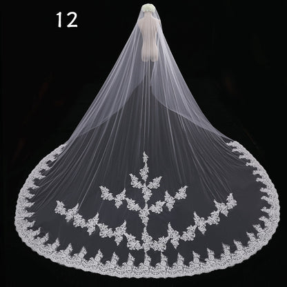 Veil Master,  Gorgeous Cathedral Length Wedding Veils in a Variety of Exquisite Designs