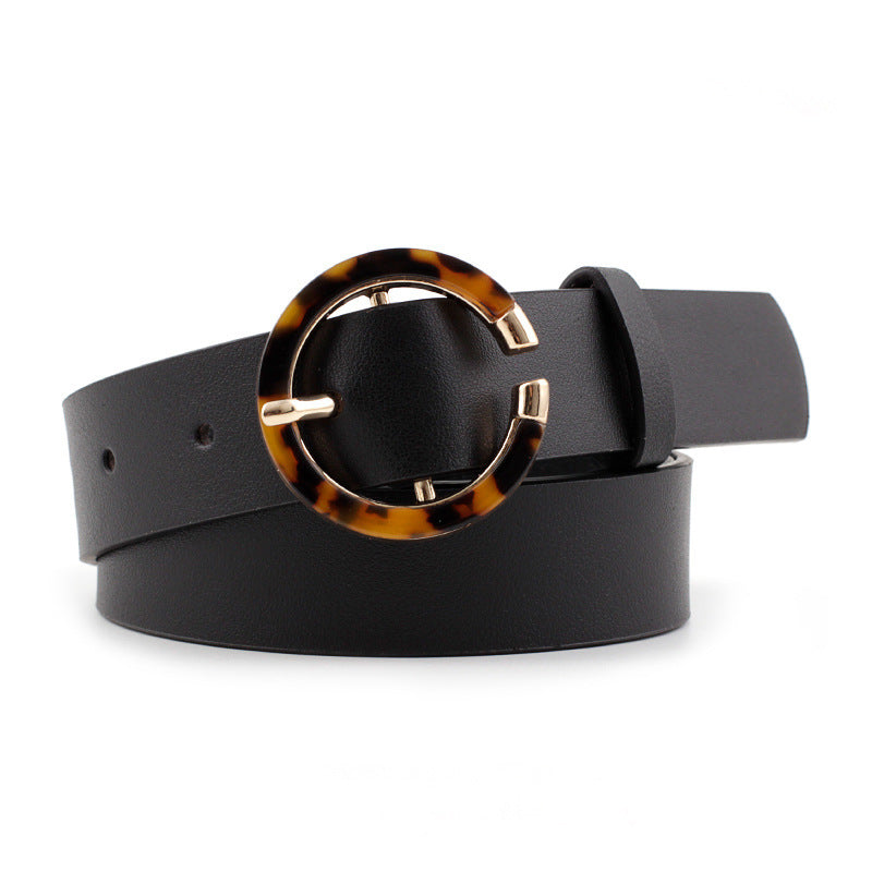 Wild Style, Classic Leopard Print Buckle Belt