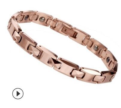 Rose Gold Magnetic Bracelet, Gift a Loved One the Benefits of Magnetism