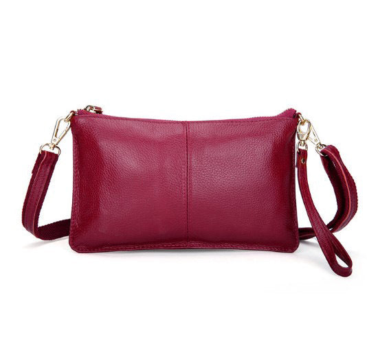 Grab and Go, Lady Cowhide Clutch in Fashion Colors, Perfect for Dinner or Leisure   Outing