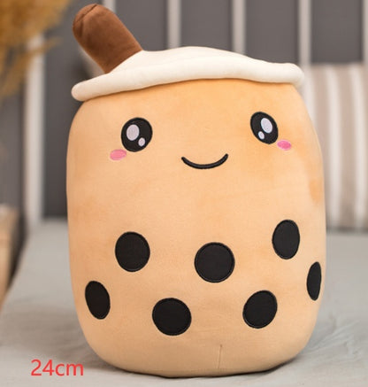 Boba, Cute Plush Stuffed Boba Tea Cup, Toy Bubble Tea Pillow Cushion Kids Gift