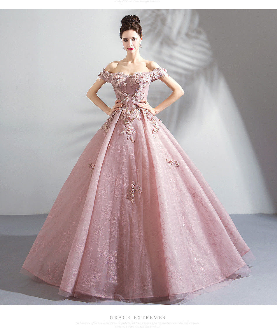 Ivannia, Luscious Blush Pink Formal Occasion Gown