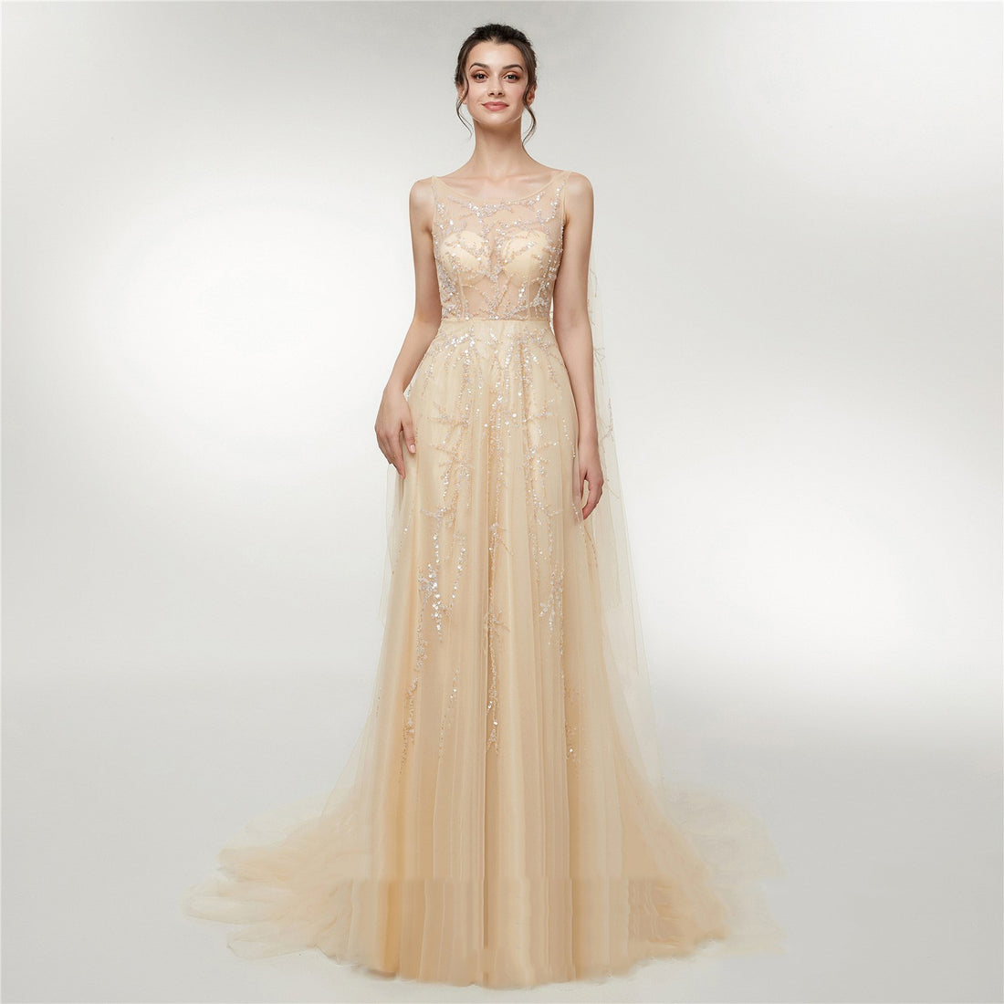 Engerla, Wedding Dress Fall New Long Dress