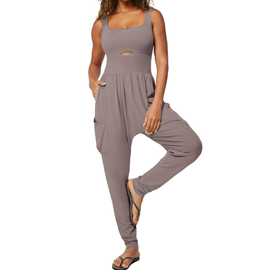 SLB Sport, Fashion Sports Outdoor Comfort Fitness One-piece Jumpsuit