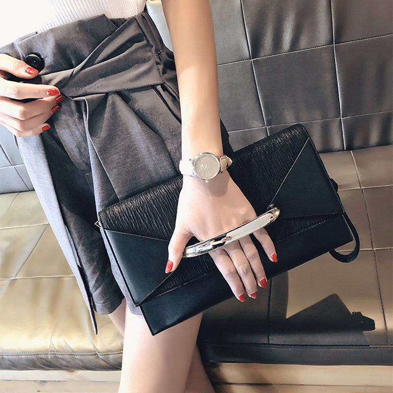 Out All Night, Elegant Clutch Bag with Convertible Shoulder Strap