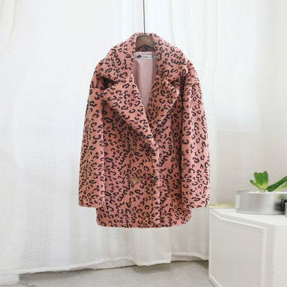 Wild About, Loose Short Animal Print Trench Coat