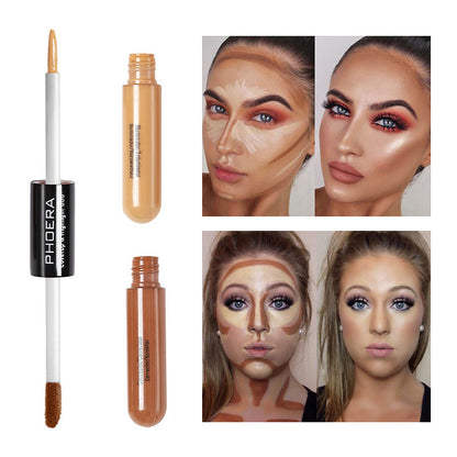 Beauty Double, All in One Double Head Lightening Liquid Concealer Foundation