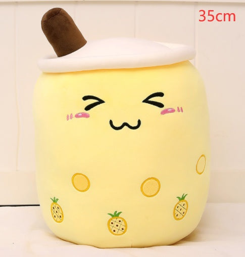 Boba, Cute Plush Stuffed Boba Tea Cup, Toy Bubble Tea Pillow Cushion Kids Gift