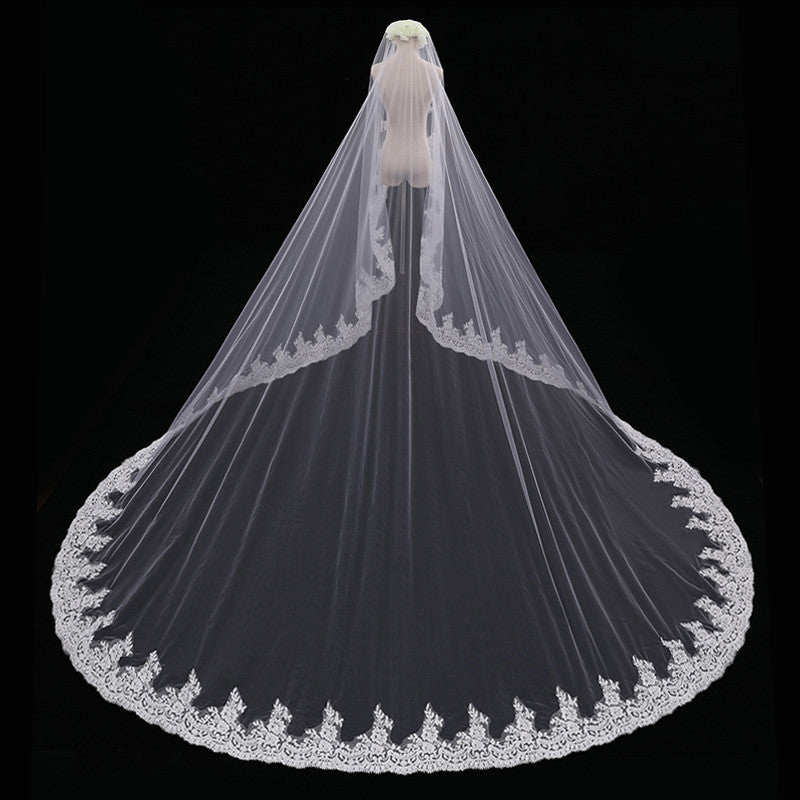 Veil Master,  Gorgeous Cathedral Length Wedding Veils in a Variety of Exquisite Designs