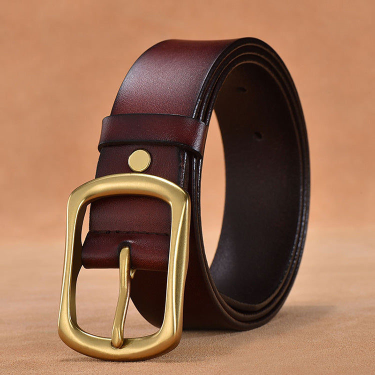 Vintage Belt, Cowhide Pin Buckle Belt