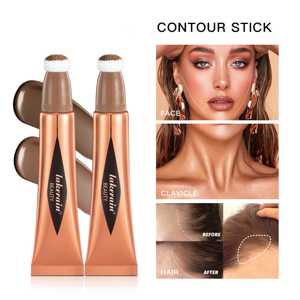 Lakerain, Multifunctional Cosmetic Blush Brush, Contour, and  Highlighting Pen